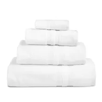 Moda At Home Allure Turkish Cotton Bath Towel (White)