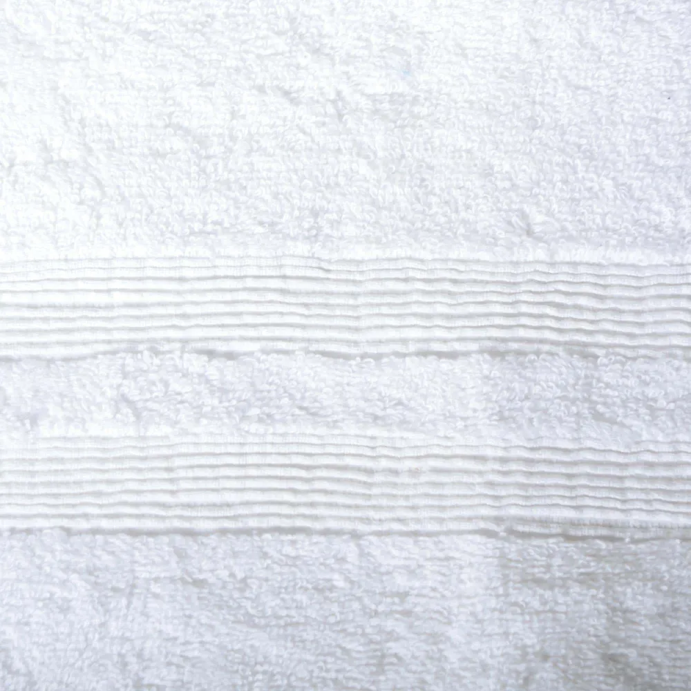 Moda At Home Allure Cotton Hand Towel (White)