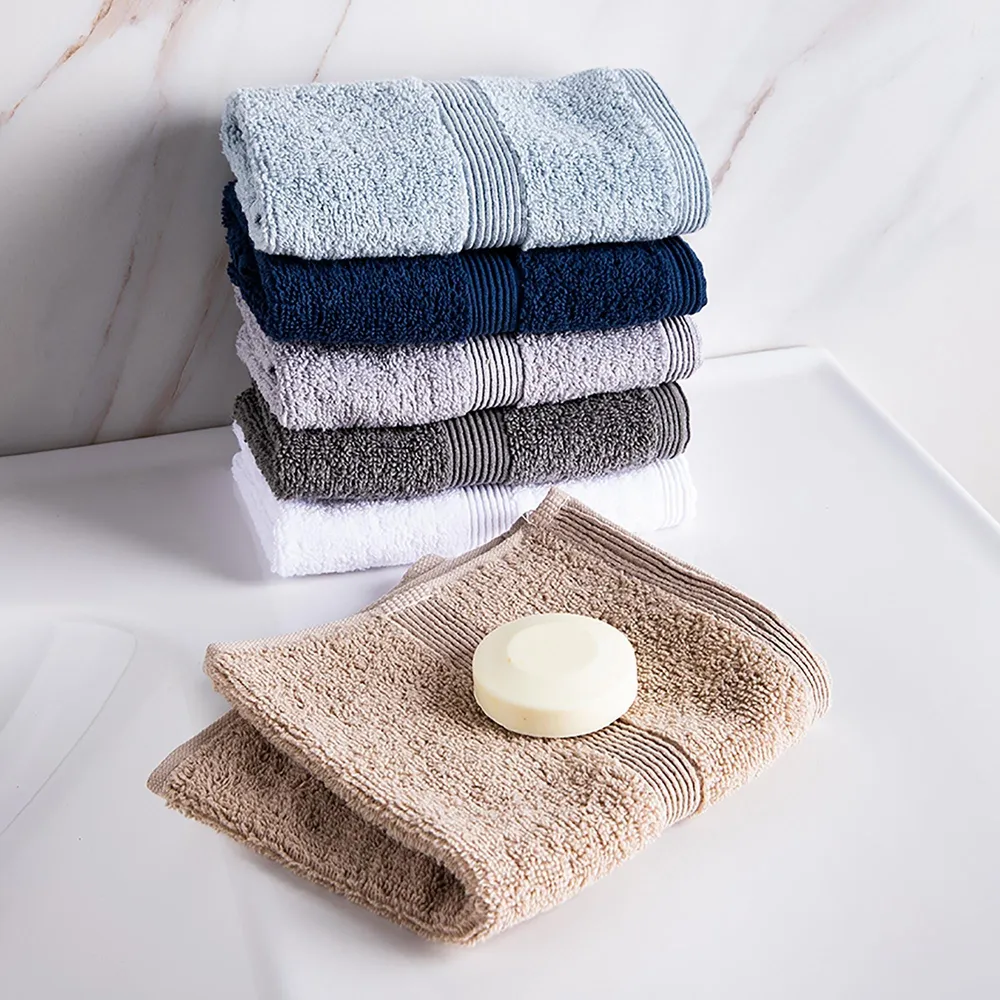Moda At Home Allure Cotton Face Towel (White)