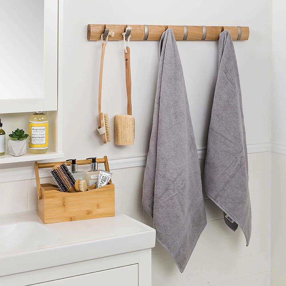 Moda At Home Allure Turkish Cotton Bath Towel (Marble Grey)