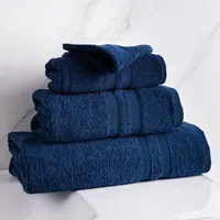 Moda At Home Allure Turkish Cotton Bath Towel (Indigo)