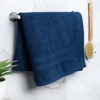 Moda At Home Allure Turkish Cotton Bath Sheet (Indigo)