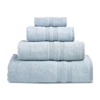 Moda At Home Allure Turkish Cotton Bath Towel (Powder Blue)