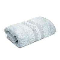 Moda At Home Allure Cotton Hand Towel (Powder Blue)