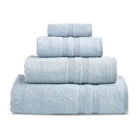Moda At Home Allure Cotton Hand Towel (Powder Blue)