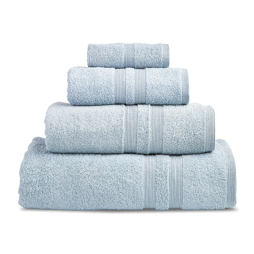 Moda At Home Allure Turkish Cotton Bath Sheet (Powder Blue)