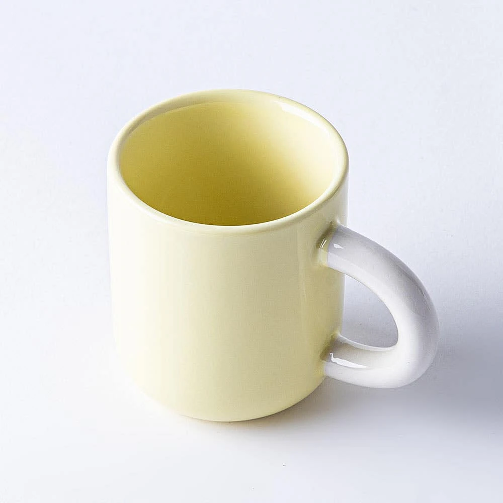 Maxwell & Williams Sherbet Porcelain Espresso Mug 110ml (Lemon)