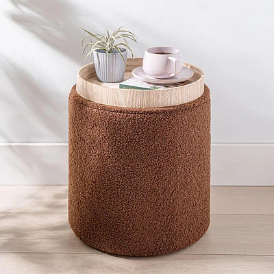 KSP Cloud Ottoman (Brown)