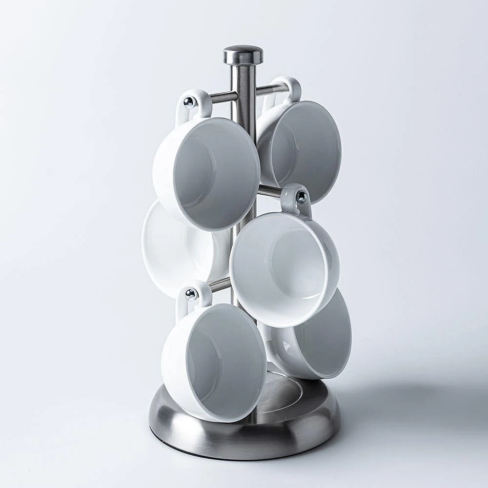 KSP Sticks Mug Tree (Stainless Steel) 8 cm dia x 31 cm