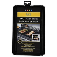 Nostik Reusable Non-Stick BBQ  -Oven Basket (Black)
