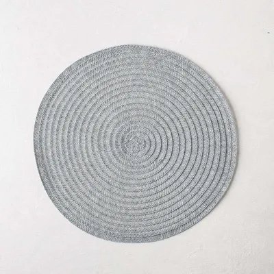 Harman Urban Two Tone Woven Round 'Urban 2-Tone' Vinyl Placemat