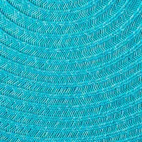 Harman Urban Two Tone Woven Round 'Urban 2-Tone' Vinyl Placemat (Aqua)