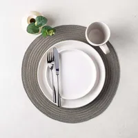 Harman Urban Two-Tone Woven Vinyl Placemat (Champagne)