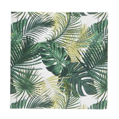 Harman 3-Ply 'Palm' Paper Napkin (Green)