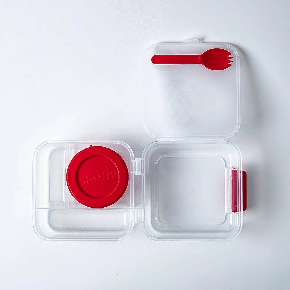 Starfrit Easy Lunch Lunch Box Plus Container (Red)