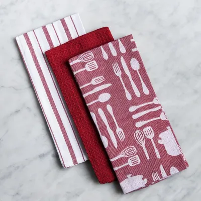 Harman Combo 'Utensil' Cotton Kitchen Towel