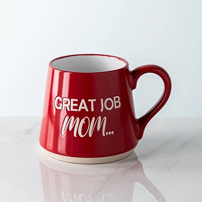 Koppers Big Bottom 'Great Job Mom' Mug 16 oz. (Red/White)