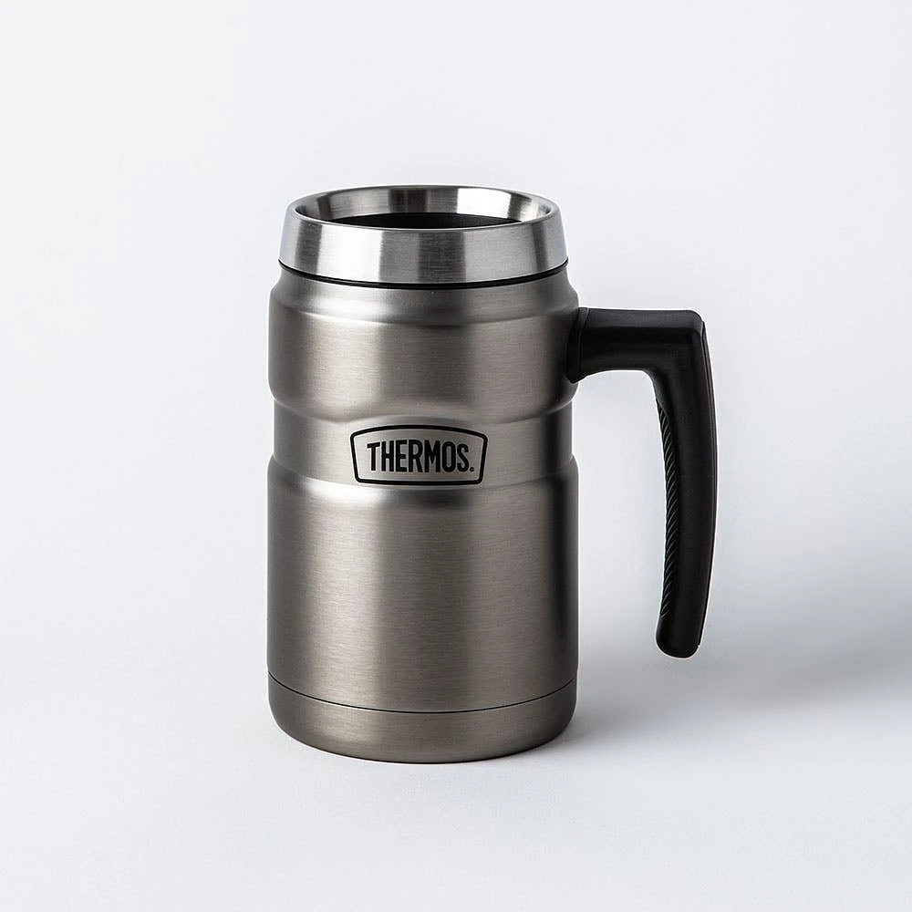 Thermos Stainless King Thermal Travel Desk Mug 16 oz. (Matte St/Steel)