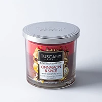 Empire Tuscany Christmas 'Cinnamon & Spice' Glass Jar Candle