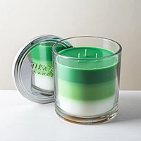 Empire Tuscany Christmas 'Snowy Spruce' Glass Jar Candle