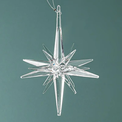 KSP Christmas Dazzle Acrylic Ornament Star (Clear)