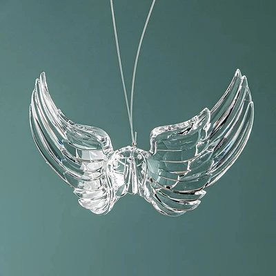 KSP Christmas Dazzle 'Angel Wings' Acrylic Ornament (Clear)