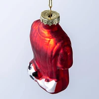 KSP Christmas 'Soccer Jersey' Glass Ornament (Red)