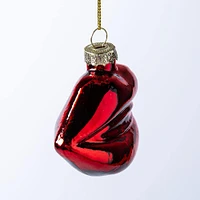 KSP Christmas 'Lips' Glass Ornament (Red)