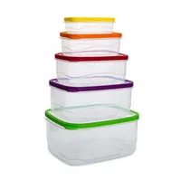 KSP Fresh Seal Rectangle Storage Container Combo Set of 10