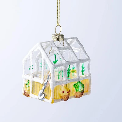 KSP Christmas 'Greenhouse' Glass Ornament (Multi Colour)