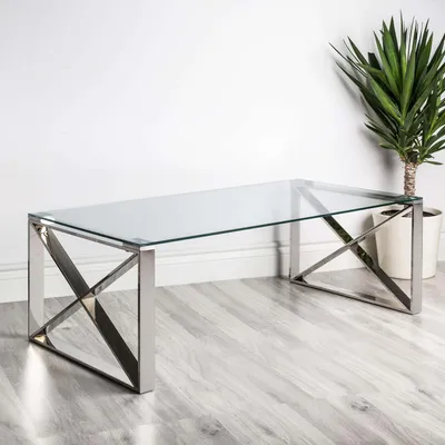 KSP Xframe Coffee Table (Chrome)