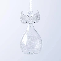 KSP Christmas 'Angel' Glass Ornament (Clear)