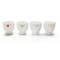 BIA Basic Breakfast Porcelain Egg Cup - Set of 4 (White)