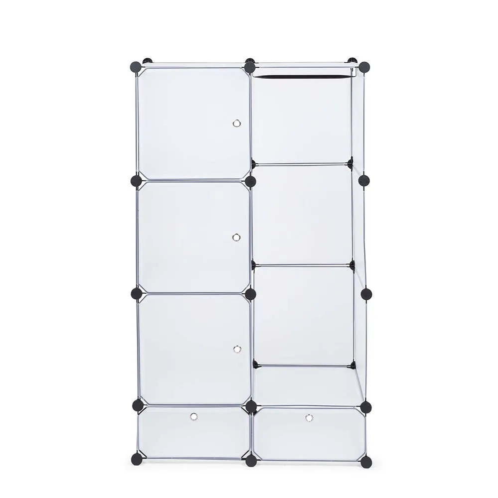 KSP Closet Cube Plastic Wardrobe (White)