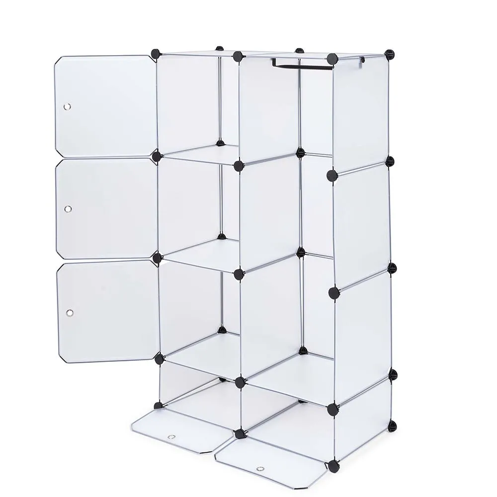 KSP Closet Cube Plastic Wardrobe (White)