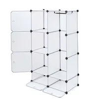 KSP Closet Cube Plastic Wardrobe (White)