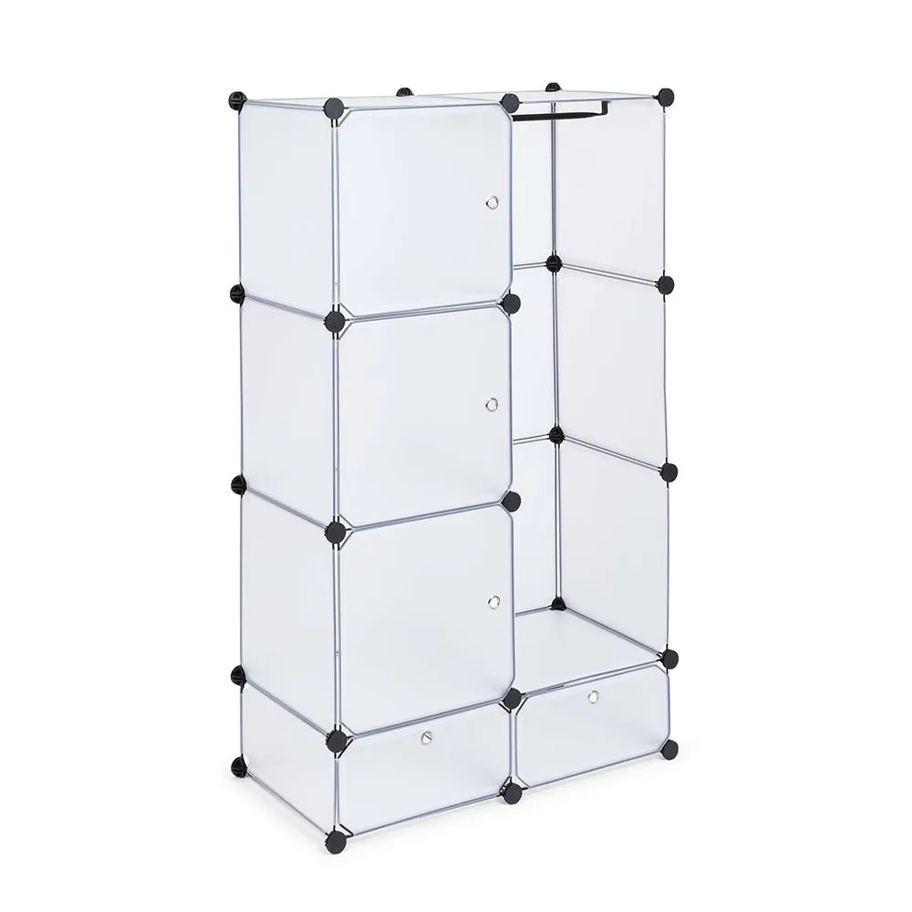 KSP Closet Cube Plastic Wardrobe (White)