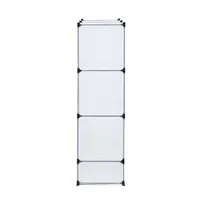 KSP Closet Cube Plastic Wardrobe (White)