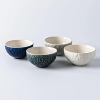 Mason Cash Prep 'Nautical' Stoneware Bowls - Set of 4 (Multi Colour)