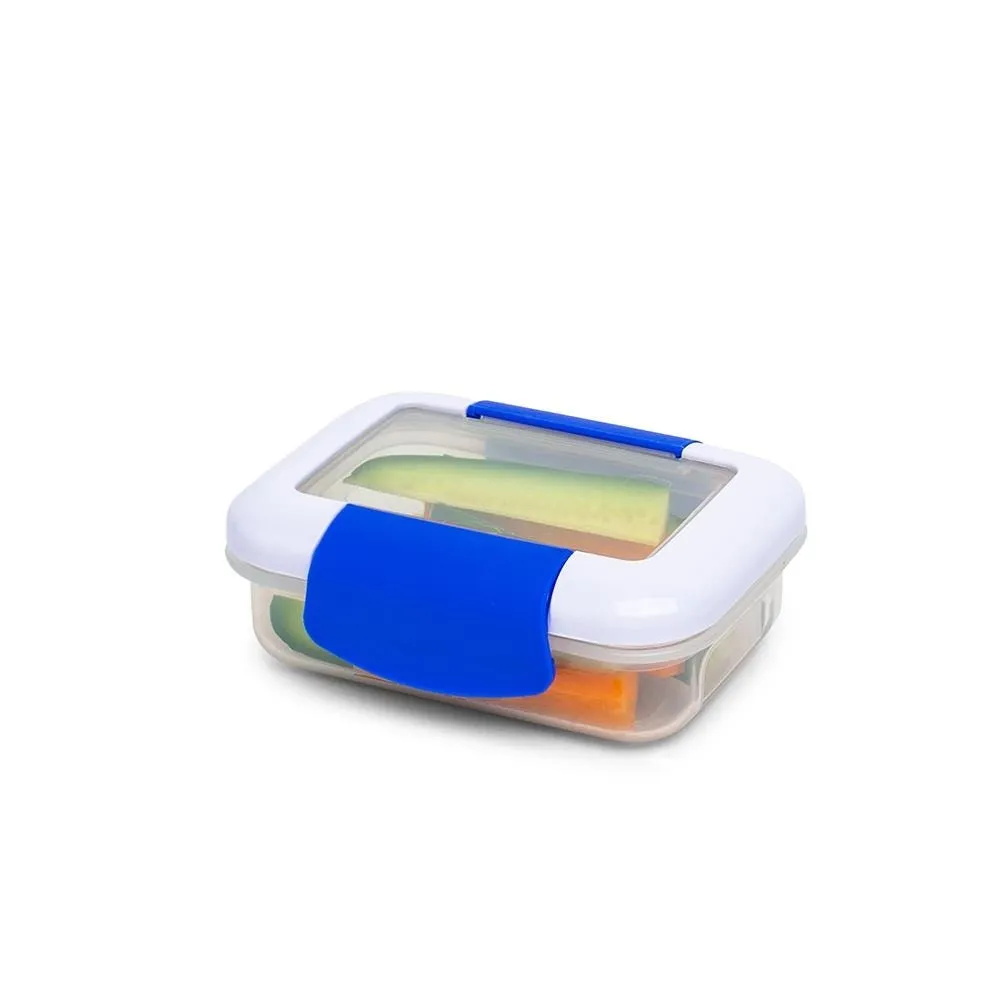 Locksy Click 'N' Go 411ml Snack and Dip Container (Blue)