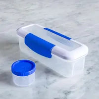 Locksy Click 'N' Go 411ml Snack and Dip Container