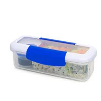 Locksy Click 'N' Go 411ml Snack and Dip Container