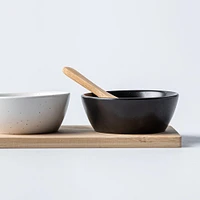 KSP Tapas Tray with Mini Bowls & Spoon - Set of 4