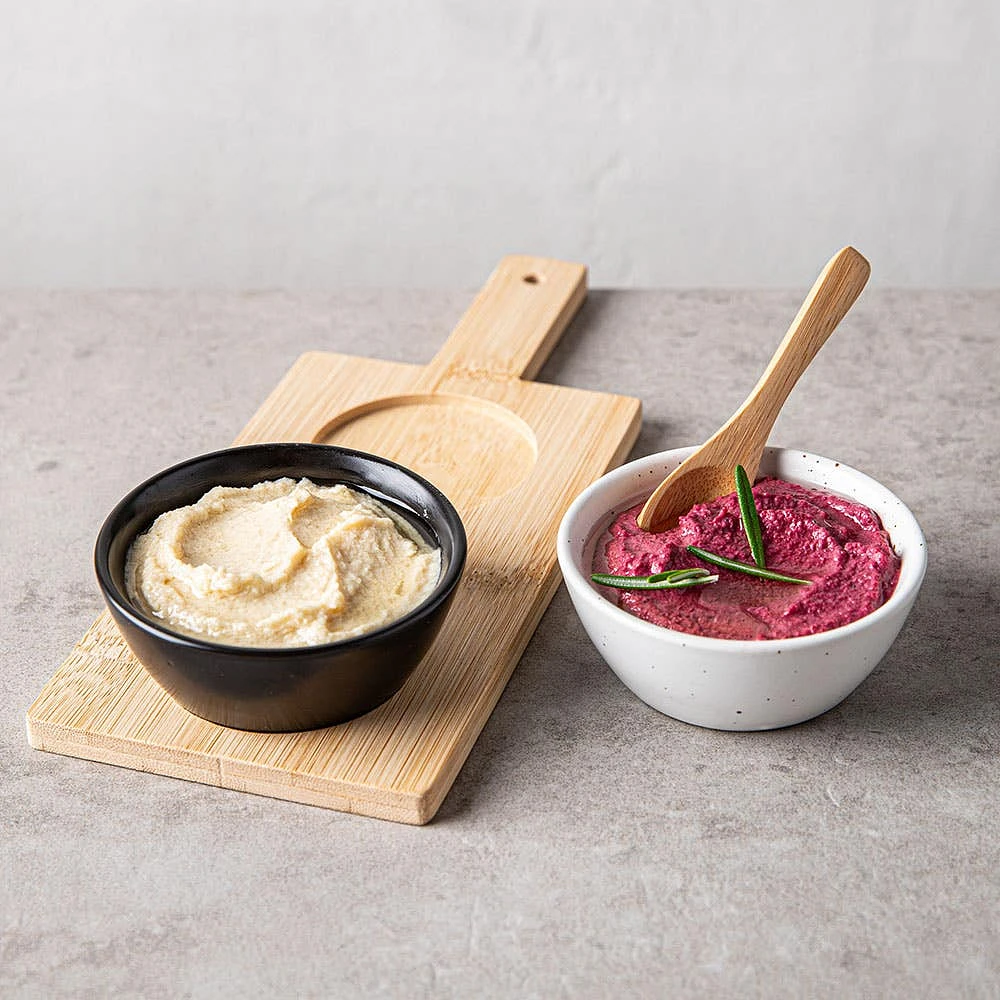 KSP Tapas Tray with Mini Bowls & Spoon - Set of 4
