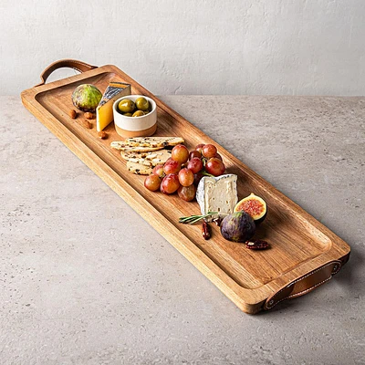 KSP Cater Wood Tray with Handles