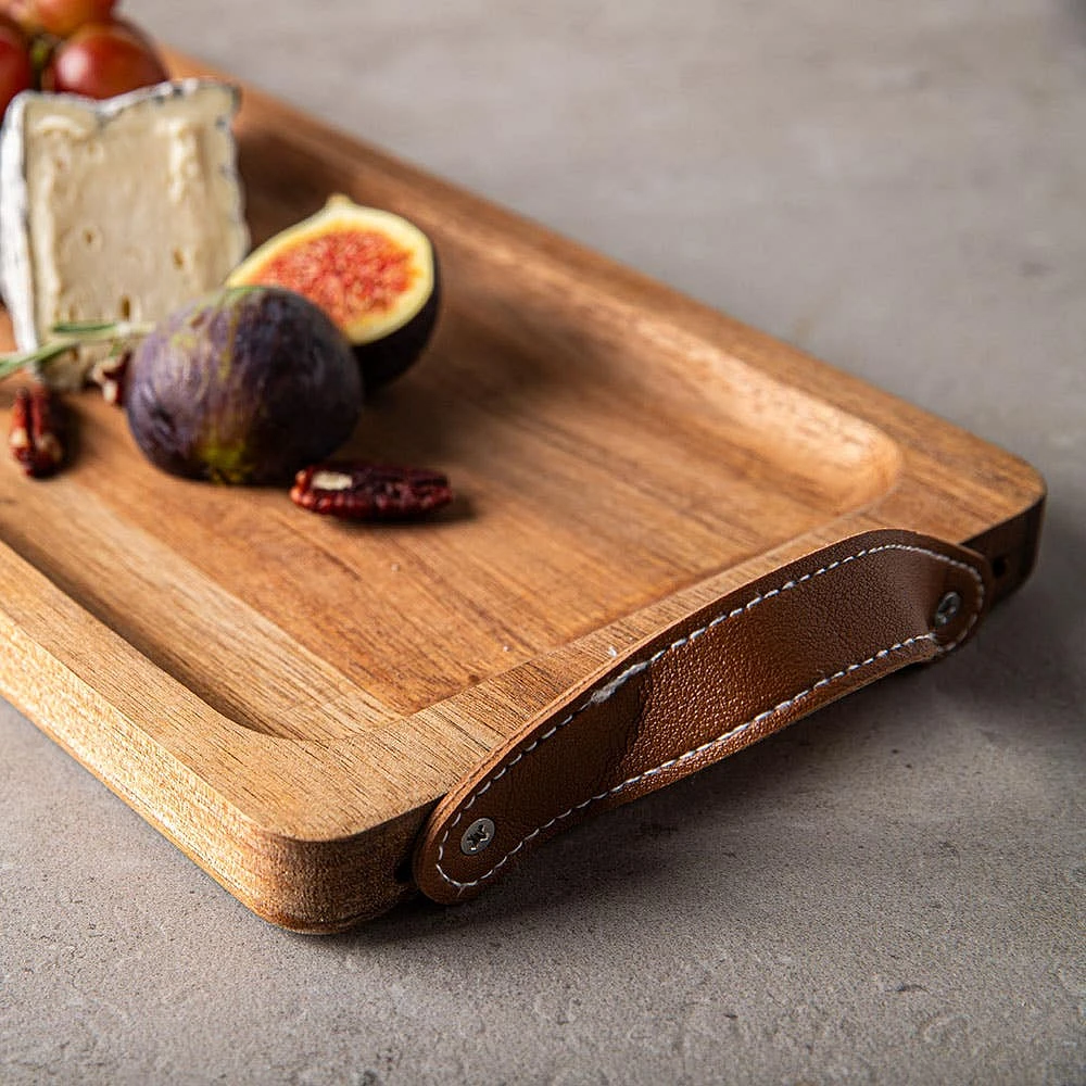 KSP Cater Wood Tray with Handles