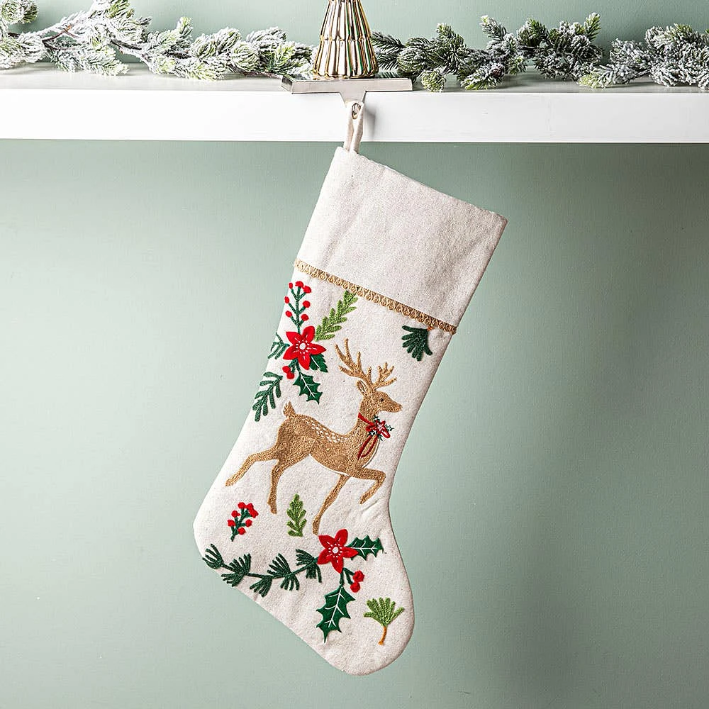 KSP Christmas 'Reindeer' Classics Stocking (Multi Colour)