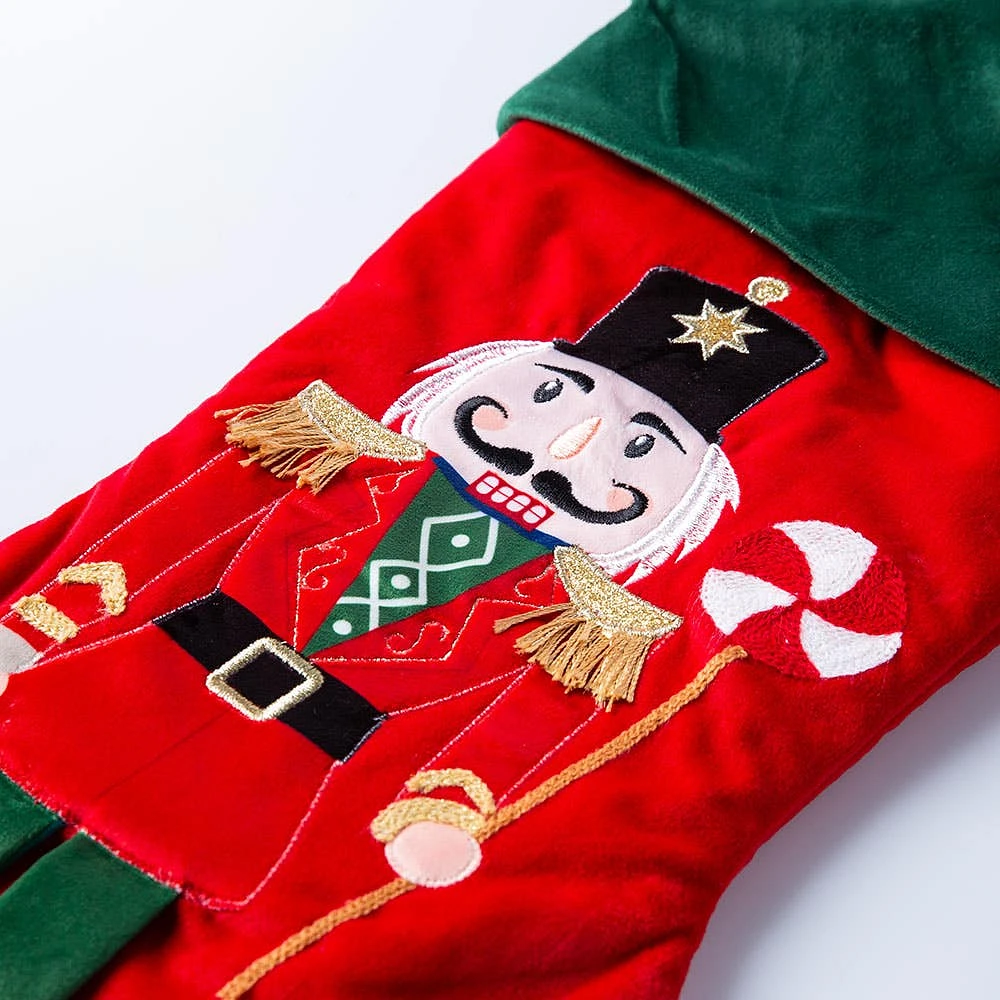 KSP Christmas 'Nutcracker' Character Stocking (Multi Colour)