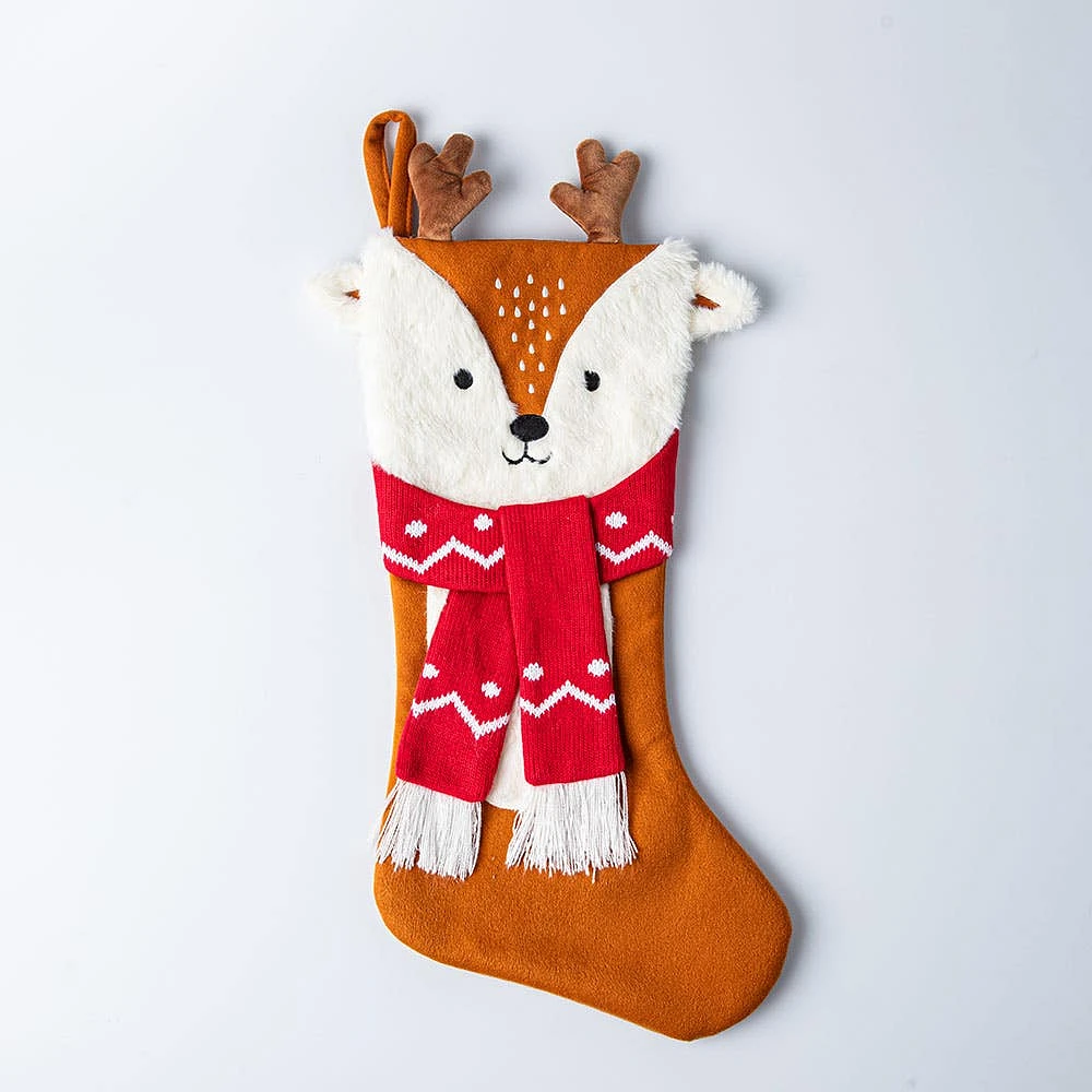 KSP Christmas 'Reindeer' Character Stocking (Multi Colour)