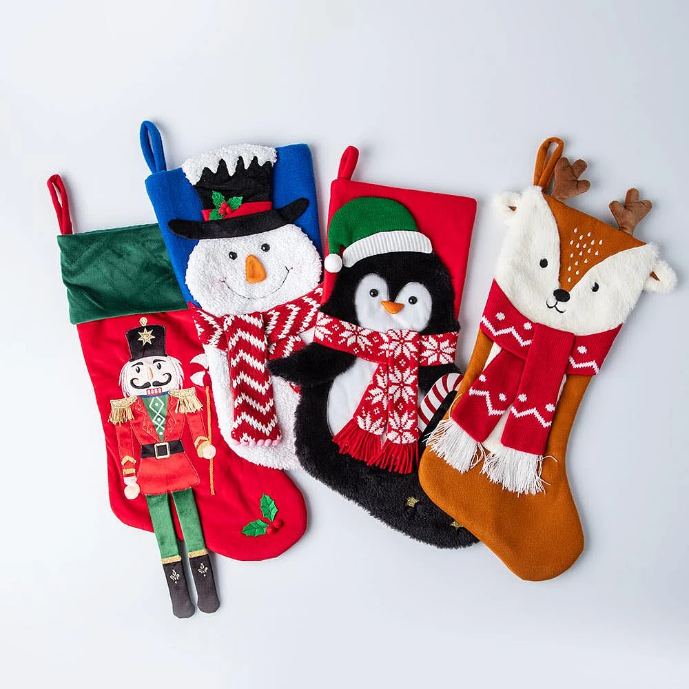 KSP Christmas 'Snowman' Character Stocking (Multi Colour)